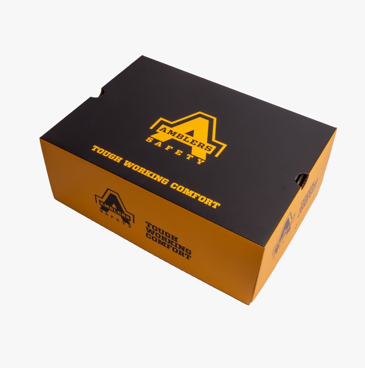 Amblers Safety FS42C Unisex Safety Trainers Black/Yellow 20414 - 32257 - 03 | STB.co.uk