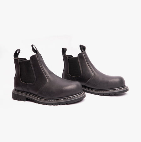 Amblers Safety FS5 Unisex Leather Safety Boots Black 18367 - 27231 - 02 | STB.co.uk