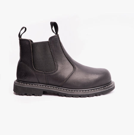 Amblers Safety FS5 Unisex Leather Safety Boots Black 18367 - 27231 - 02 | STB.co.uk