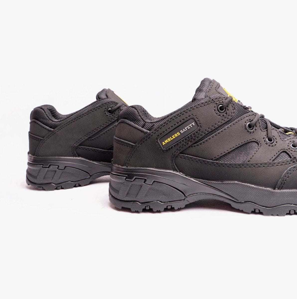 Amblers Safety FS68C Unisex Leather Safety Boots Trainers Black 25816 - 43050 - 02 | STB.co.uk
