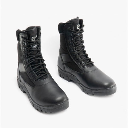 Grafters G - FORCE Unisex Non - Safety Combat Boots Black M668A - 3 | STB.co.uk