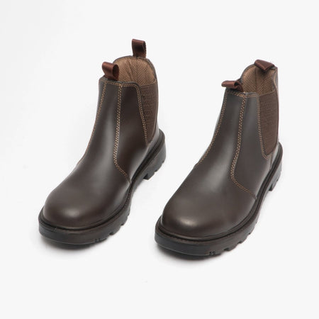 Grafters GRINDER Unisex Dealer Safety Boots Brown M808B - 3 | STB.co.uk