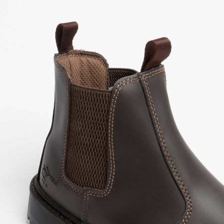 Grafters GRINDER Unisex Dealer Safety Boots Brown M808B - 3 | STB.co.uk
