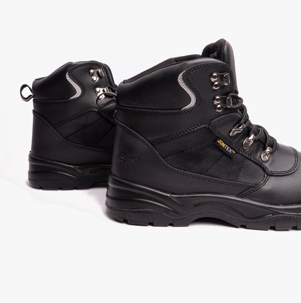 Grafters M161A Unisex Leather Safety Boots Black M161A - 36 | STB.co.uk