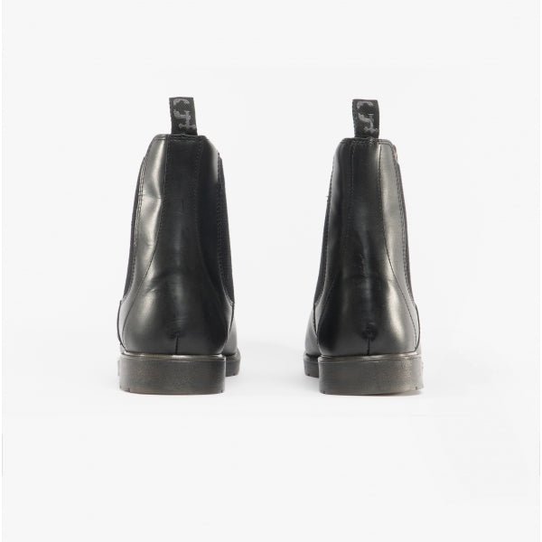 Grafters M186A Unisex Leather Gusset Chelsea Boots Black M186A - 3 | STB.co.uk