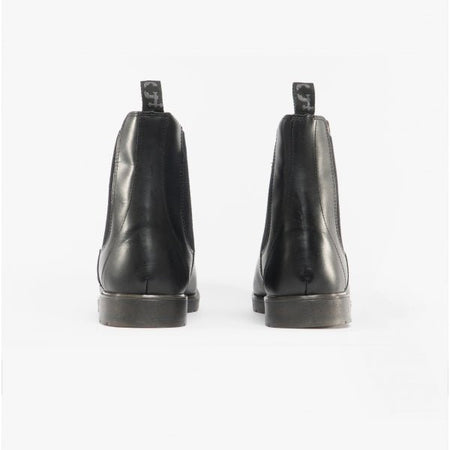 Grafters M186A Unisex Leather Gusset Chelsea Boots Black M186A - 3 | STB.co.uk