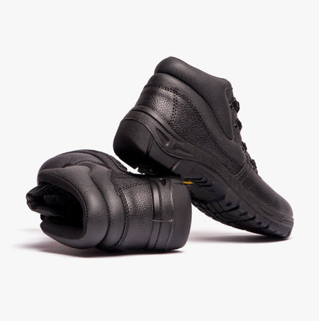 Grafters M5501A Unisex Leather Safety Boots Black M5501A - 36 | STB.co.uk