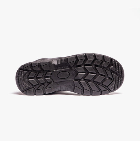 Grafters M9535PA+ Unisex Leather Chukka Safety Boots Black (Plus Sizes) M9535PA+ - 49 | STB.co.uk