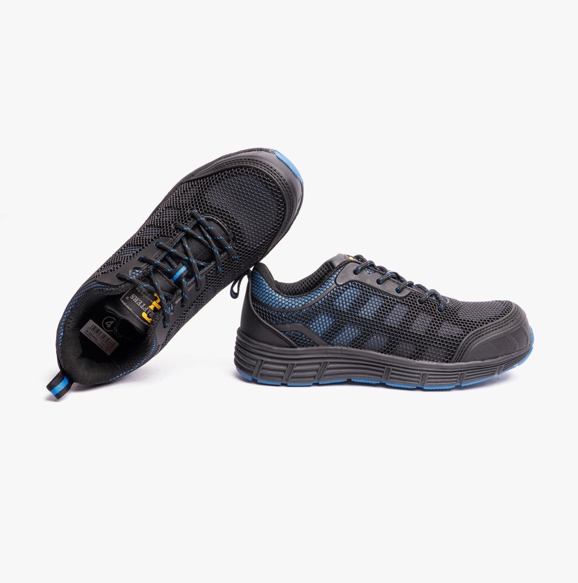 Grafters M9806A Unisex Safety Trainers Black/Blue M9806A - 3 | STB.co.uk