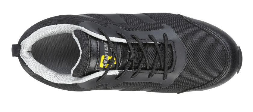 Grafters Mens Safety Trainers Black M080A - 38 | STB.co.uk