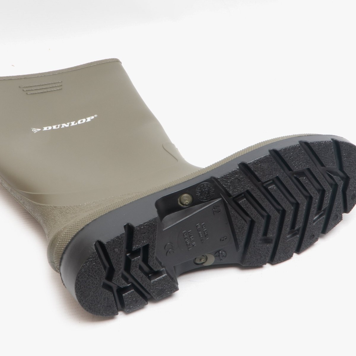 Dunlop PRICEMASTOR Mens Non-Safety Wellington Boots Green STB