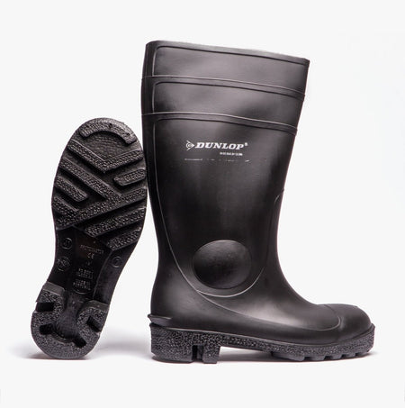 Dunlop PROTOMASTOR Unisex Safety Wellington Boots Black W195A - 38 | STB.co.uk