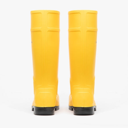 Dunlop PUROFORT Unisex Safety Wellington Boots Yellow 11839 - 13630 - 04 | STB.co.uk