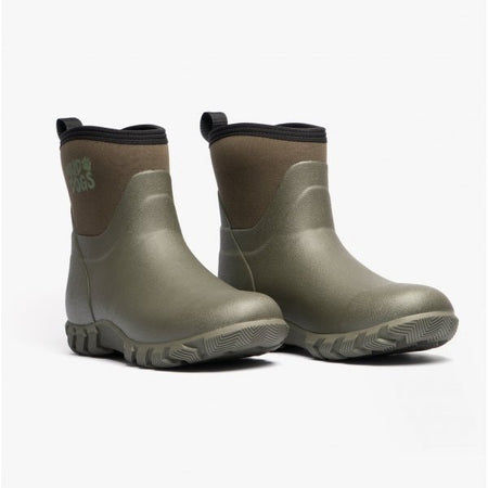 Mud Dogs RUTLAND SHORT Unisex Neoprene Wellington Boots Olive RF9003 - OLV - 3 | STB.co.uk